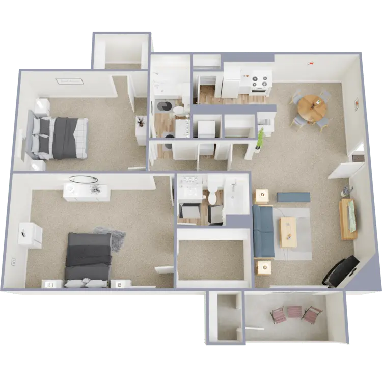Floor plan: B2 — Interlace